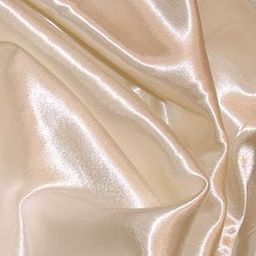 BINI Fabrics Champagne Silky Satin Solid Dress Fabric Plain Satin Material 44/45" Width, Slik & Shiny Fabrics (1 Meter)-image-54