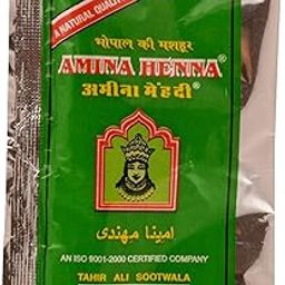 Amina Natural Organic Mehendi/Green Henna Mehndi for Skin, Hand and Hair 5 Gram per pack (Pack of 100)-image-47