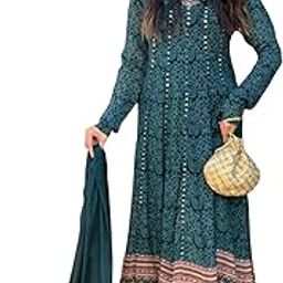 Masleen Cotton Embroidered Kurti with Sephon Dupatta – Premium Ethnic Kurta Set for Women, Elegant Daily Use or Festive Outfit, Sizes M to 3XL, 48+ Length-image-11