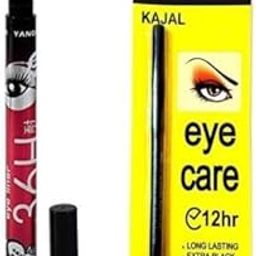 Elecsera Eye Care Kajal with Sketch Pen Eyeliner (2 Items in the set)-image-21