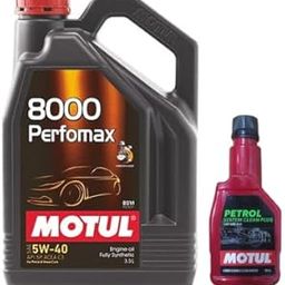 Motul 8000 Perfomax 5W-40-3.5L|Fully Synthetic|Maximum Performance|Suitable for Petrol, Diesel & CNG with Petrol System Clean Plus (200ml) Combos For Car and SUV-image-30