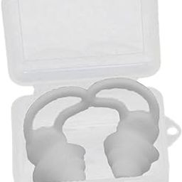 CALANDIS 2Pcs Earplugs Soft 40dB Noise Reduction for Concerts Loud Noise Motorcycling Gray-picture-9