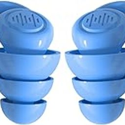 MERISHOPP® Silicone Earplugs Comfortable Sleeping Ear Plugs for Noisy Places Work Study Blue-picture-52