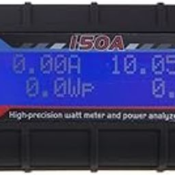 xcluma RC 150A High Precision Battery Watt Meter Current Meter Power Analyser Backlight LCD, Black-27
