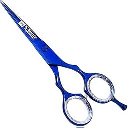 Macs Professional Barber Razors Edge Hair Cutting Shears Barber Scissors 5.5" Blue Titanium Macs 2038-image-51
