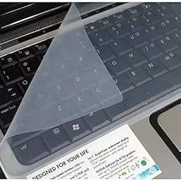 Oaky Universal Silicone Keyboard Cover 15.6 inch Laptop Keyboard Protector Skin Keyboard Dust Cover Keyboard Skin for 15.6" - Silicon Clear-picture-23