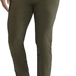 Men's Super Slim Fit Solid Piece Dyed Pattern Cotton Blend Flat Front Casual Trouser-image-9