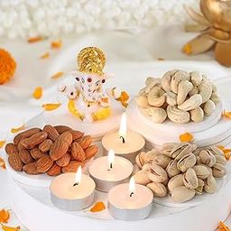 Premium Dry Fruit Hamper With Premium Ganeshji Idol and Candles | Diwali Dry Fruit Gift Pack |Dry Fruit Gift Hamper | 111-image-50