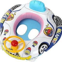 ELMVIA Swim Ring for Kids Inflatable Pool Float Tube for 1-5 Years Baby Girl Boys Inflatable Swimming Safety Tube (Swimming Ring)-16