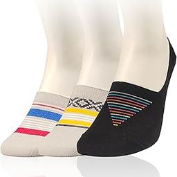 Mens Anti-Slip Cotton Invisible No Show Loafer Socks With Anti Slip Silicon Grip Multi Color Pack Of 3 Free Size-image-60