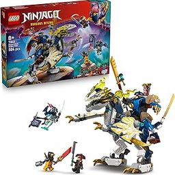 LEGO NINJAGO Rogue’s Mech Dragon Rider Ninja Toy 71843 Building Blocks Toys for 8+ Gift for Boys and Girls-image-61