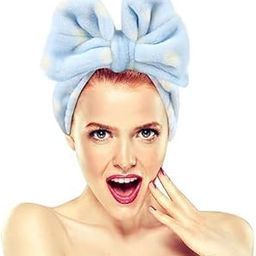 Cosmetics Hair Band for Washing Face Shower Spa Headband Adjustable Elastic Bowknot Hairband for Girls-image-40