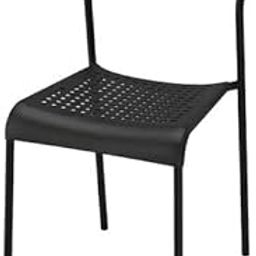 IKEA ADDE Plastic Durable Chair Using for Office/Living Room/Reading/Indoor/Outdoor Chair (Black)-image-47