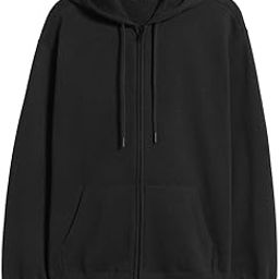 Besick Plain Winter Wear Cotton Oversized Baggy Drop Shoulder Hooded Neck Zip Up Unisex Crop Zipper (in, Alpha, XL, Standard, Black)-image-92