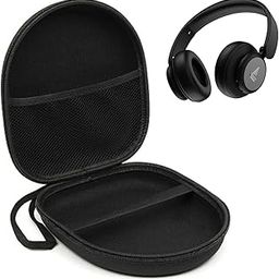 Sounce Hard EVA Protective Travel Case for Boat Rockerz 450, 450 Pro, 425, 410, 370 Bluetooth On-Ear Headphones – Shockproof, Dustproof, Durable Headphone Carrying Pouch (Black)-22