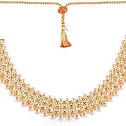 Malabar Gold and Diamonds 22k (916) Yellow Gold Necklace for Women-picture-1