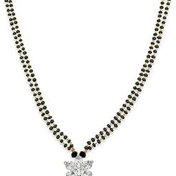 Single Strand Mangal Sutra with Black Beads-image-72