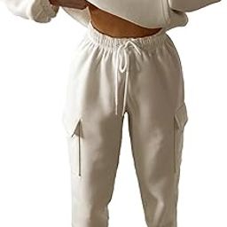 Women's Co-Ords Solid Sweatshirt With Sweatpant-image-39