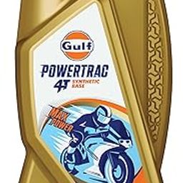 GULF POWERTRAC 4T SAE 15W-50 - Synthetic Engine Oil for Motorcyles [1 L] - Pack of 1-25