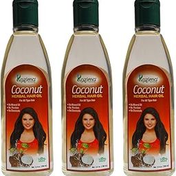 KAZIMA Coconut Herbal Hair Oil Ideal For Reduces Hair Fall, Hair Fall control, Hair Growth & Dandruff (100ML) (Pack of 3)-image-94