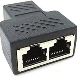 Tobo RJ45 Splitter, Ethernet Splitter, RJ45 Splitter Adapter LAN Network Internet Splitter 1 to 2, Ethernet Cable &LAN Internet Splitter for Cat5 Cat5e Cat6 Cat 7 (Pack of 1)-14