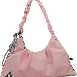 MERISHOPP Yoga Bag for Women with Mat Storage Straps Weekender Overnight Bag for Beach Pink-image-72