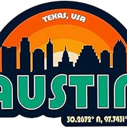 TC The Customizers Set of 1 Austin Printed Sticker Fridge Magnet Set | Magnet for Fridge Decoration | Fridge Magnets Refrigerator Stylish Set Kitchen | Funny Fridge Magnets-image-58