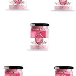AURA RITUALS Floweret Bath Salt for Home Spa | Soothing Epsom Salt with Dead Sea Minerals and Floral Essential Oils for Rejuvenates Skin, Reduces Stress and Aromatherapy Bath Soak (Set of 5, 1000 g)-image-14