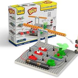 BLIX Electromagnetix, 30-in-1 Science Project, Electromagnetics STEM Toy, Educational Kit, DIY Building Set, Construction Toys, Ages 8+-31
