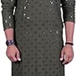 Men Grey Colour Kurta Pajaama-picture-26