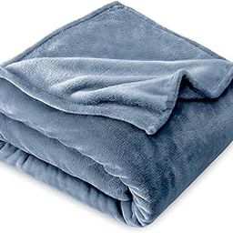 BSB HOME Premium Plush Double Blanket|300 GSM Lightweight Cozy Soft for Bed,Sofa,Couch,Travel&Camping|220X230 Cm Or 86X90 Inches|Aqua(Polyester),tc-200 | TC - 200-18
