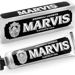 Marvis Amarelli_Licorice Mint Toothpaste, 3.8 Oz, Tartar, Fresh Breath, Plaque-13