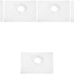 Ciieeo 5pcs Massage Table Towel Massage Headrest Massage Cradle Cover Comfortable Massage Cloth Spa Bed Cover with Hole Massage Pads Face Hole Cover Massage Pillow Satin Cloth-image-19