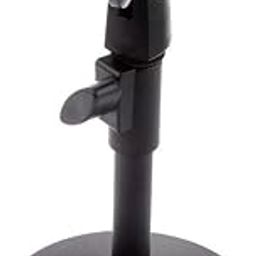 Gilary | Microphone Stand | Extendable 2 Step Table Desktop Microphone Stand Holder | Mic Clip Studio Sound Recording Mic | Microphone Shock Mount Clip Holder | Black(Material Plastic)-28