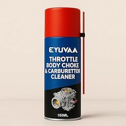EYUVAA LABEL Throttle Body, Choke & Carburettor Cleaner Spray for Car, Bike & Scooter| Fuel Oil Deposit Spray Cleaner| Powerful Engine Degreaser to Remove Carbon, Sludge & Grease (150 ML)-image-7