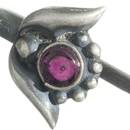 House of Aadyaa Flower Bud Nose Pin for Women | Clip-On Nose Jewelry in 92.5 Sterling Silver | Nature-Inspired Handmade Design-image-20