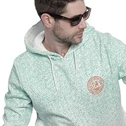 Men Polyester Regular Fit Abstract Overhead Hooded Sweatshirt-image-42