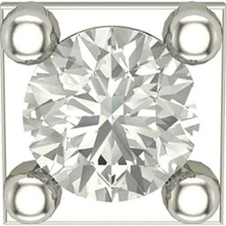 14K/18K Yellow/White/Rose Gold and Diamond Nosepin For Women-image-82