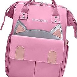 Kraptick Diaper Bag for Babies with Kitten Design, Maternity Bags, Nursing Bags for Mothers, Stylish Diaper Bags with Multiple Compartments, and Easy Carriable for Traveling-image-31
