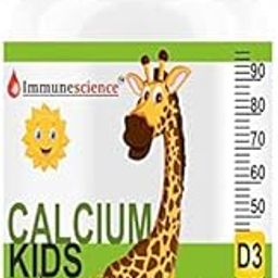 Immunescience Calcium For Kids With Vitamin D3 (Vit d), Magnesium, Zinc, Vitamin C, L lysine Multivitamin Supplement for strong Bone, Teeth, Immunity, Growth & Development- 90 Tablets-17