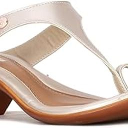ANJALI Silver Casual Slipon Open Toe Flip-Flop Thong Slipper Medium HH 26-50 MM For Women UK Size- 5-image-82