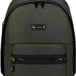 Relyon 14.1 inch Laptop Compatibility with 10.5 inch Tablet Pocket Polyester Small Backpack for Office in, Green-image-33