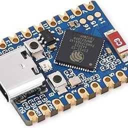 ESP32-S3 Mini Development Board, Based on ESP32-S3FH4R2 Dual-Core Processor, 240MHz Running Frequency, Support 2.4GHz Wi-Fi (802.11 b/g/n) and Bluetooth Onboard Type-C USB, Multi-Function GPIO Pins-14