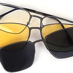 Stylish Magnetic Clip-On Sunglasses for Men and Women | Polarized UV Protection | Detachable Eyewear | Anti-Glare Clip On for Driving | Fashionable Shades-image-37