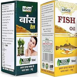 Sansu Bans Oil 50ml (Pack of 2) + Fish Oil 50ml (Pack of 2) | Combo Pack.-5