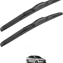 RYU7® Front Hybrid Wiper Blades Fits For Skoda Rapid,Size-24" 16" (Pack of 2)-0