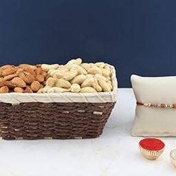 SFU E Com Dry Fruit Hamper For Rakshabandhan Gift | Dry Fruit And Rakhi For Brother | Dry Fruit Basket Hamper | 106-95