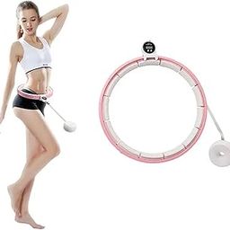 Kiddly Mart Smart Hula Hoop for Adults | Weighted Exercise Hoop with Counter & Ball | Adjustable Size & Weight | Fitness Hula Hoop for Men & Women | Never Falling Design | Beginner Friendly-image-69