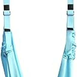 Enakshi (LABEL) Creations Pilates Belt Open Hip Stretch Split Pull Rope Back Waist Aerial Yoga Trainer Blue-image-39