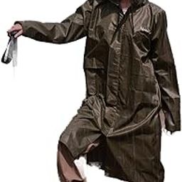 Lifelong Raincoat for Women - Lightweight Waterproof Raincoat with Adjustable Hood, Carry Pouch, and Knee-Length Design – Lightweight Polyester Poncho for Women (Size-XL, Colour- Olive Green)-image-19